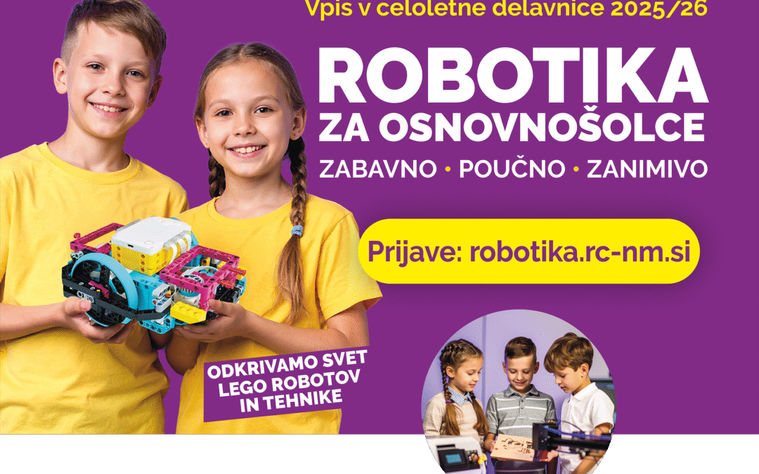 Vpis v celoletne delavnice robotike